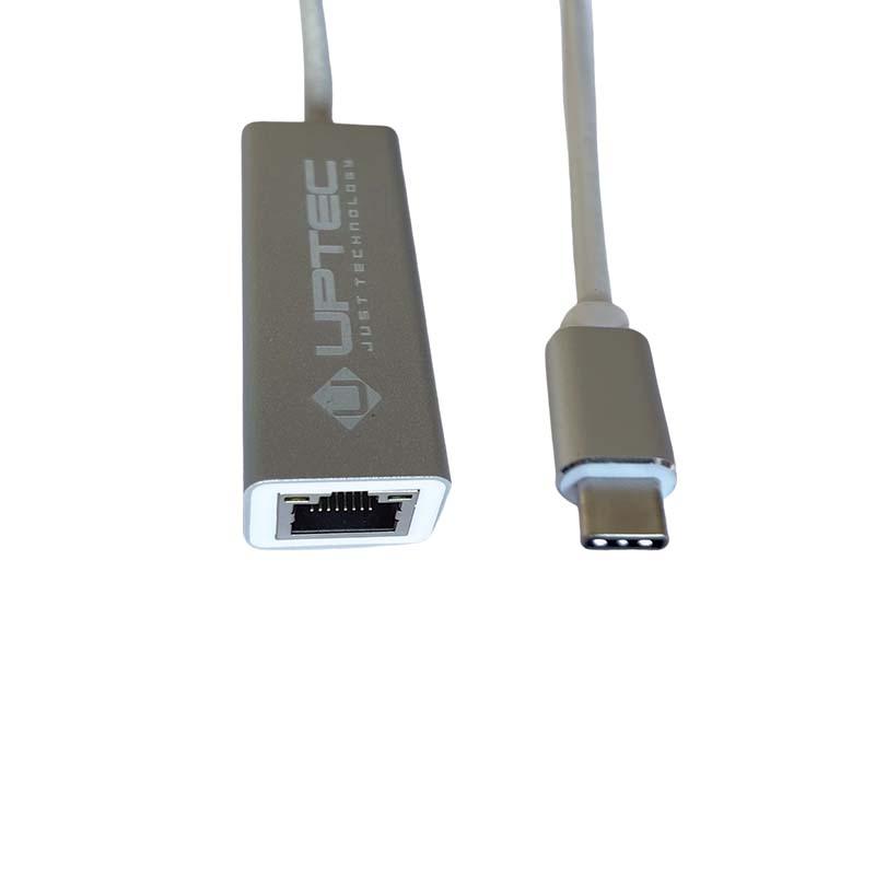 UPTEC - Adapt USB3.1 type C M vers Ethernet RJ45 Giga F - 0.1m - EOL