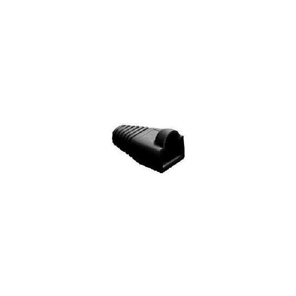 Manchon Noir pour RJ45 - Diam 6.1mm - Paquet de 10 pcs