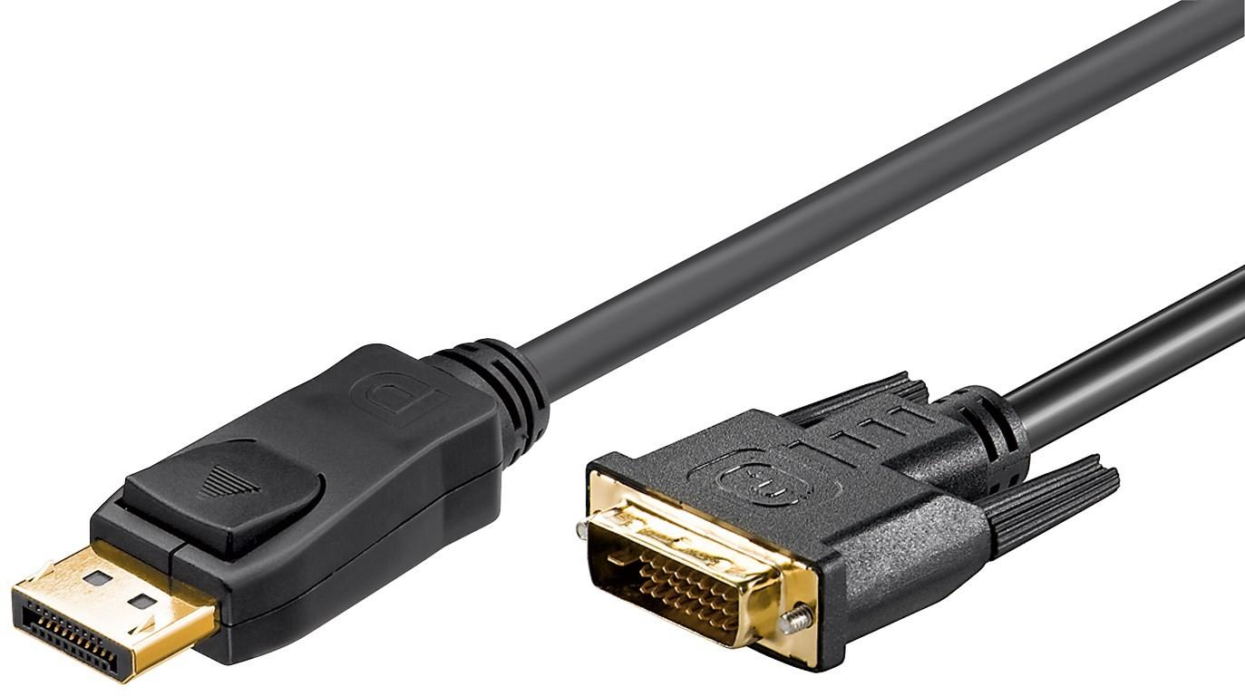 Cordon DisplayPort 1.1 M vers DVI-D (24+1) Mâle - AWG30 - 3m