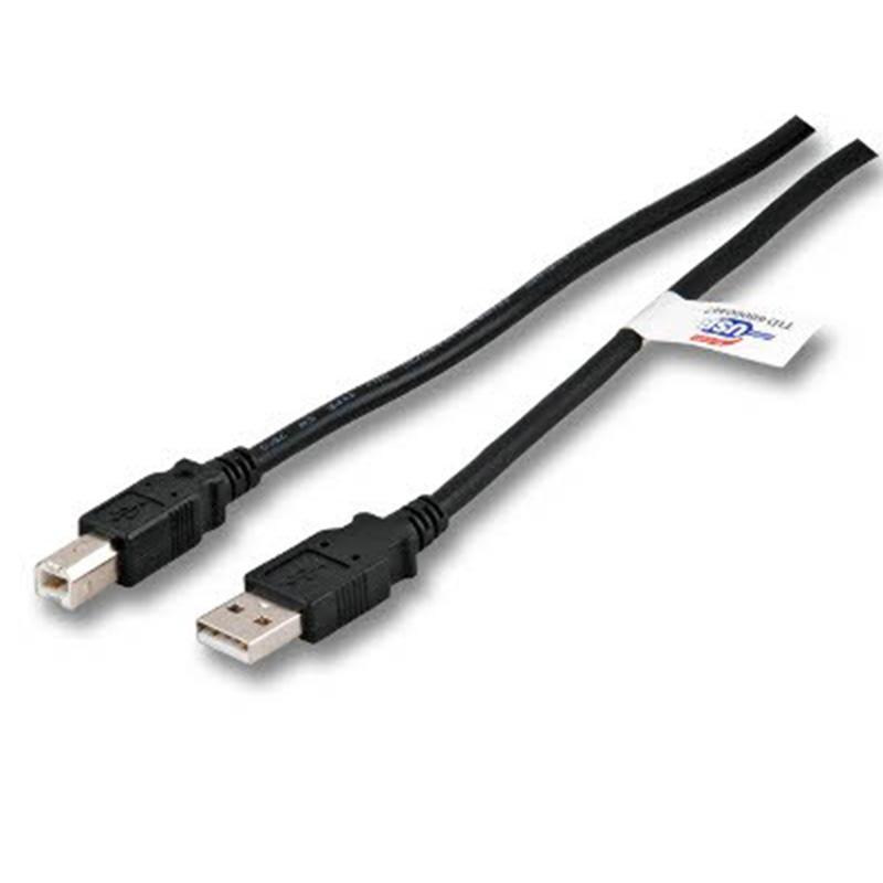 Cordon USB 2.0 A-B M / M Noir - 3m