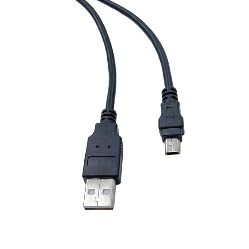 Cordon USB 2.0 A-MiniB M / M Noir - 1m