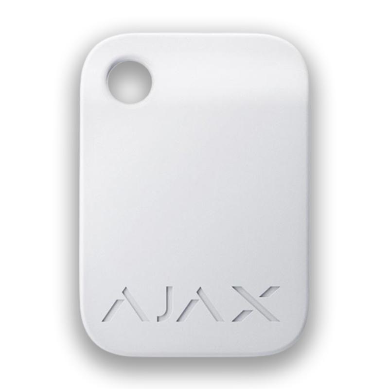 AJAX - Lot de 10 tags sans contact crypté pour clavier - Blanc