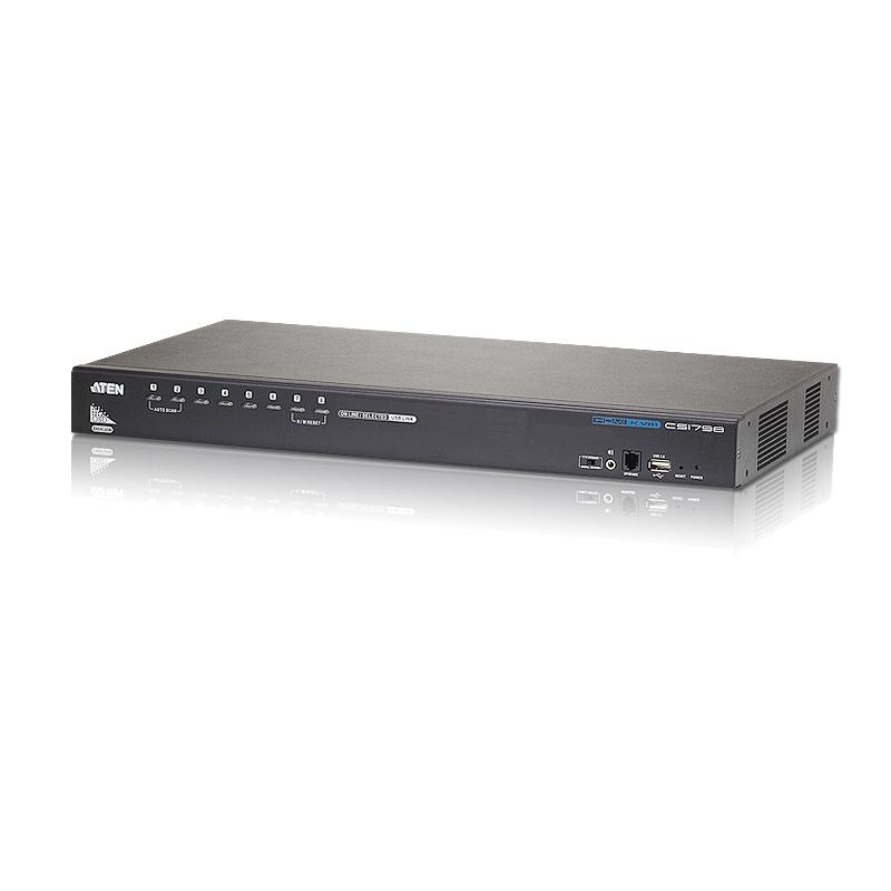 ATEN - CS1798 - Commutateur KVM HDMI/audio USB - 8 ports
