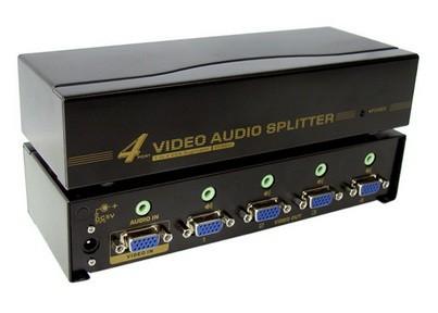 Splitter VGA + Audio 4 ports - 450MHz - 2048x1536@60Hz - EOL