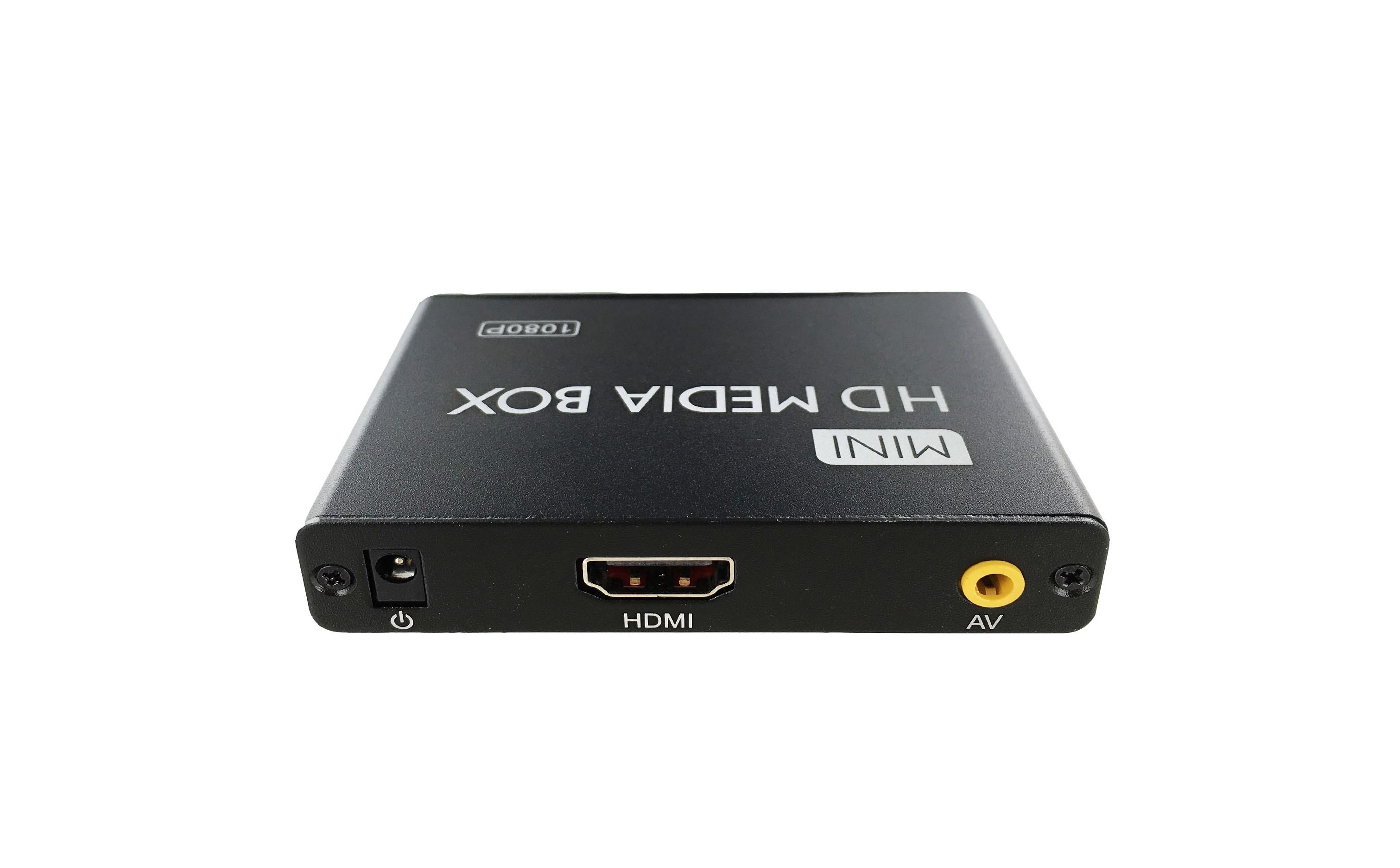 Boitier diffusion multimédia 4Go-IN : SD/USB - OUT : 3xRCA/HDMI - EOL